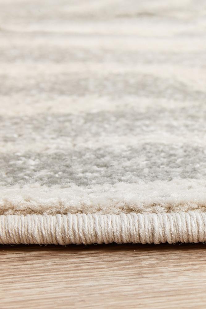 Chrome Savannah Silver Round Rug - Floorsome - CHROME COLLECTION - CRO - SAV - SIL - 150X150 - CHROME COLLECTION