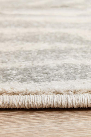Chrome Savannah Silver Round Rug - Floorsome - CHROME COLLECTION