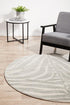 Chrome Savannah Silver Round Rug - Floorsome - CHROME COLLECTION - CRO - SAV - SIL - 150X150 - CHROME COLLECTION