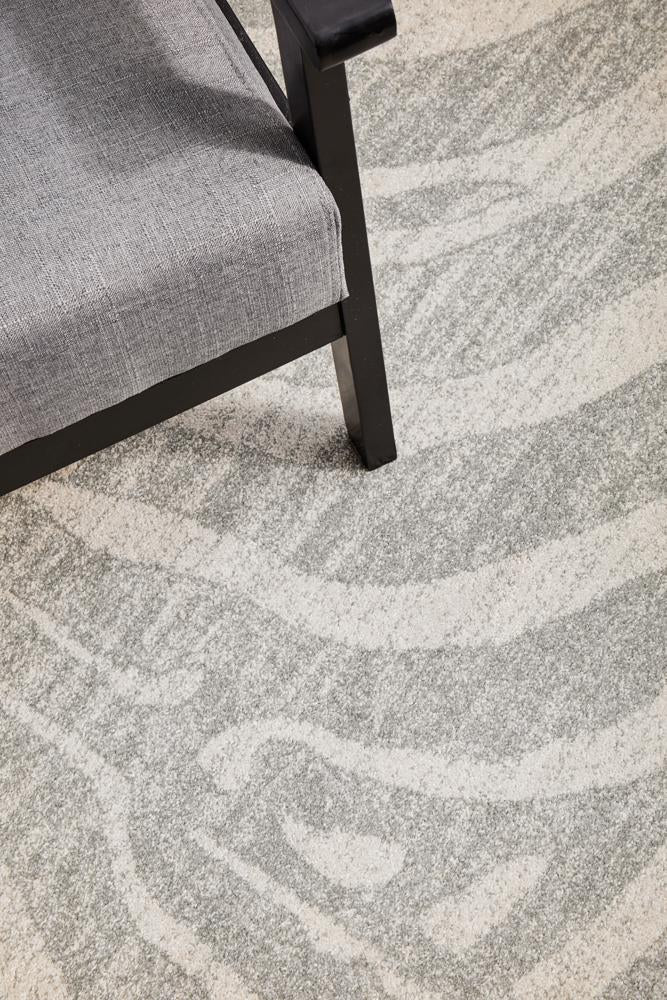 Chrome Savannah Silver Rug - Floorsome - CHROME COLLECTION - CRO - SAV - SIL - 230X160 - CHROME COLLECTION