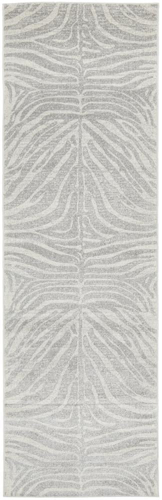 Chrome Savannah Silver Rug - Floorsome - CHROME COLLECTION - CRO - SAV - SIL - 300X80 - CHROME COLLECTION