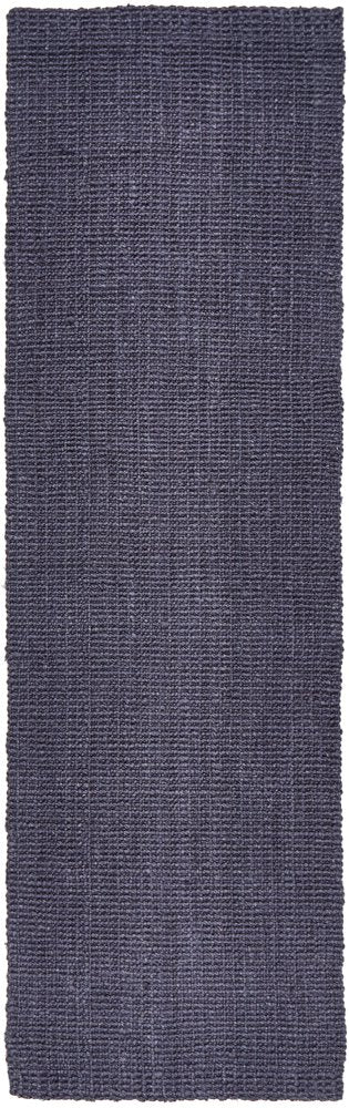 Chunky Natural Fiber Barker Navy Runner Rug - Floorsome - Flatweave - ATR - BKR - NAV - 300X80 - Flatweave