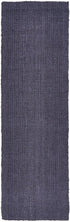 Chunky Natural Fiber Barker Navy Runner Rug - Floorsome - Flatweave - ATR - BKR - NAV - 300X80 - Flatweave