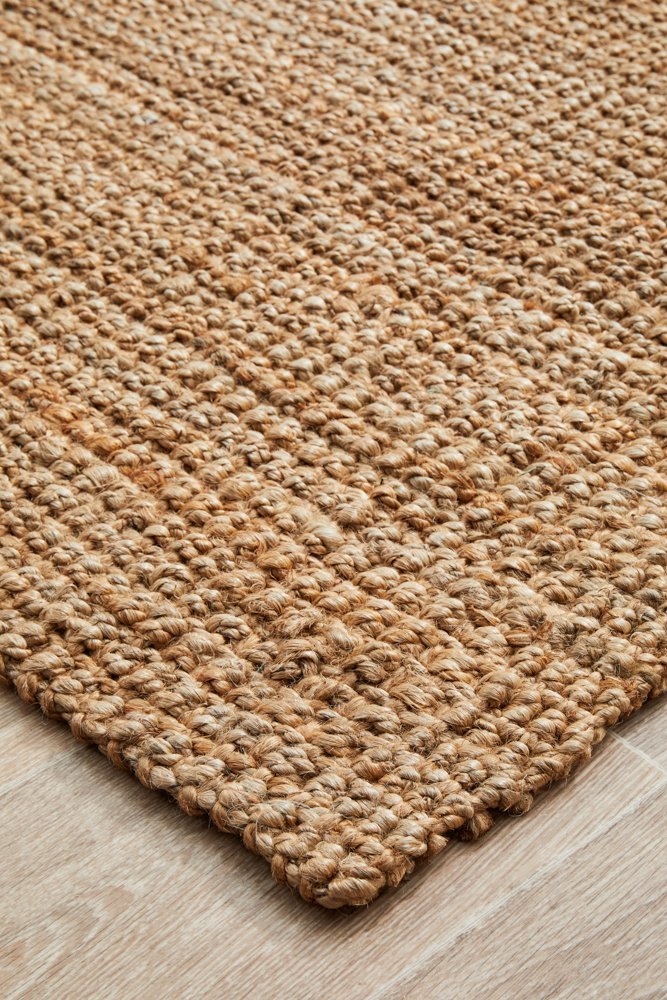Chunky Natural Fiber Barker Rug - Floorsome - Flatweave - ATR - BKR - NAT - 220X150 - Flatweave