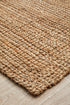 Chunky Natural Fiber Barker Rug - Floorsome - Flatweave - ATR - BKR - NAT - 220X150 - Flatweave