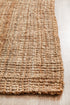 Chunky Natural Fiber Barker Runner Rug - Floorsome - Flatweave - ATR - BKR - NAT - 300X80 - Flatweave