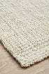Chunky Natural Jute Barker Bleach Rug - Floorsome - Flatweave - ATR - BKR - BCH - 220X150 - Flatweave