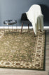 Classic Rug Green with Ivory Border - Floorsome - Traditional - SYD - 1 - GI - 150X80 - Traditional