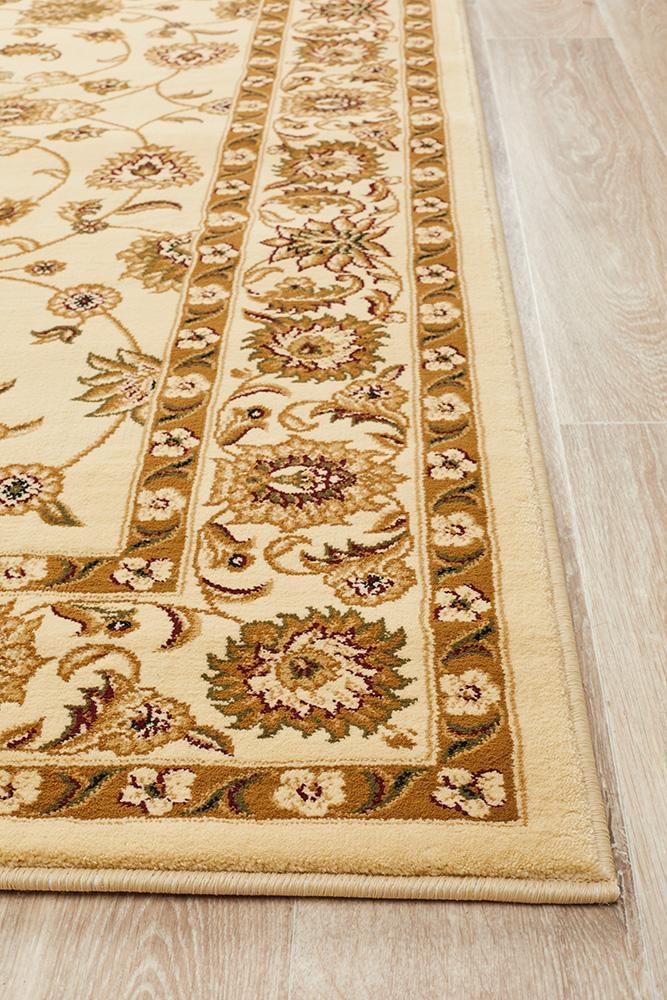 Classic Rug Ivory with Ivory Border - Floorsome - Traditional - SYD - 1 - II - 150X80 - Traditional
