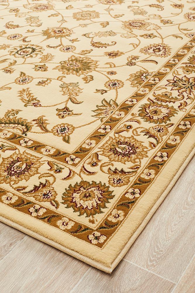 Classic Rug Ivory with Ivory Border - Floorsome - Traditional - SYD - 1 - II - 150X80 - Traditional