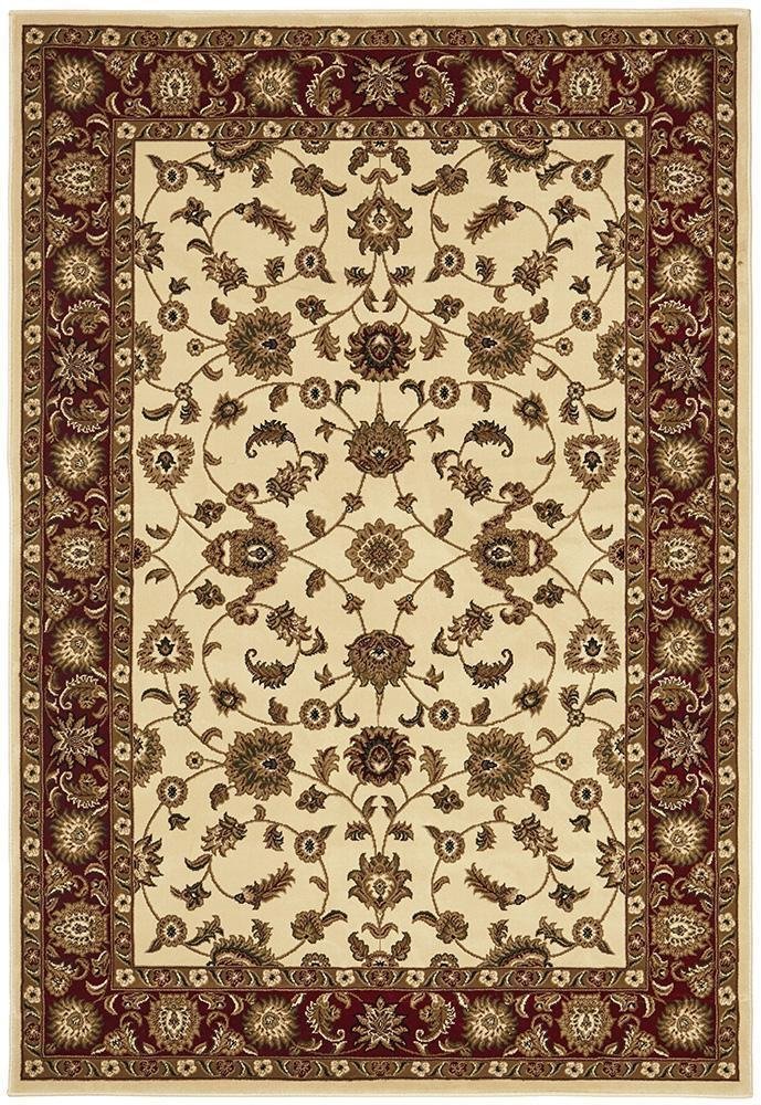 Classic Rug Ivory with Red Border - Floorsome - Traditional - SYD - 1 - IR - 150X80 - Traditional