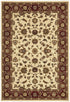 Classic Rug Ivory with Red Border - Floorsome - Traditional - SYD - 1 - IR - 150X80 - Traditional