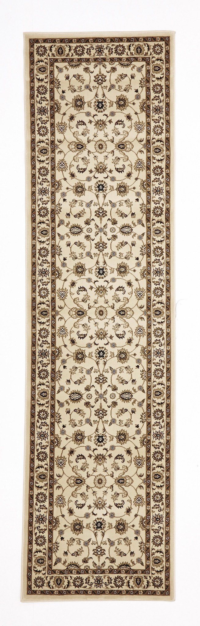 Classic Runner Rug Ivory with Ivory Border