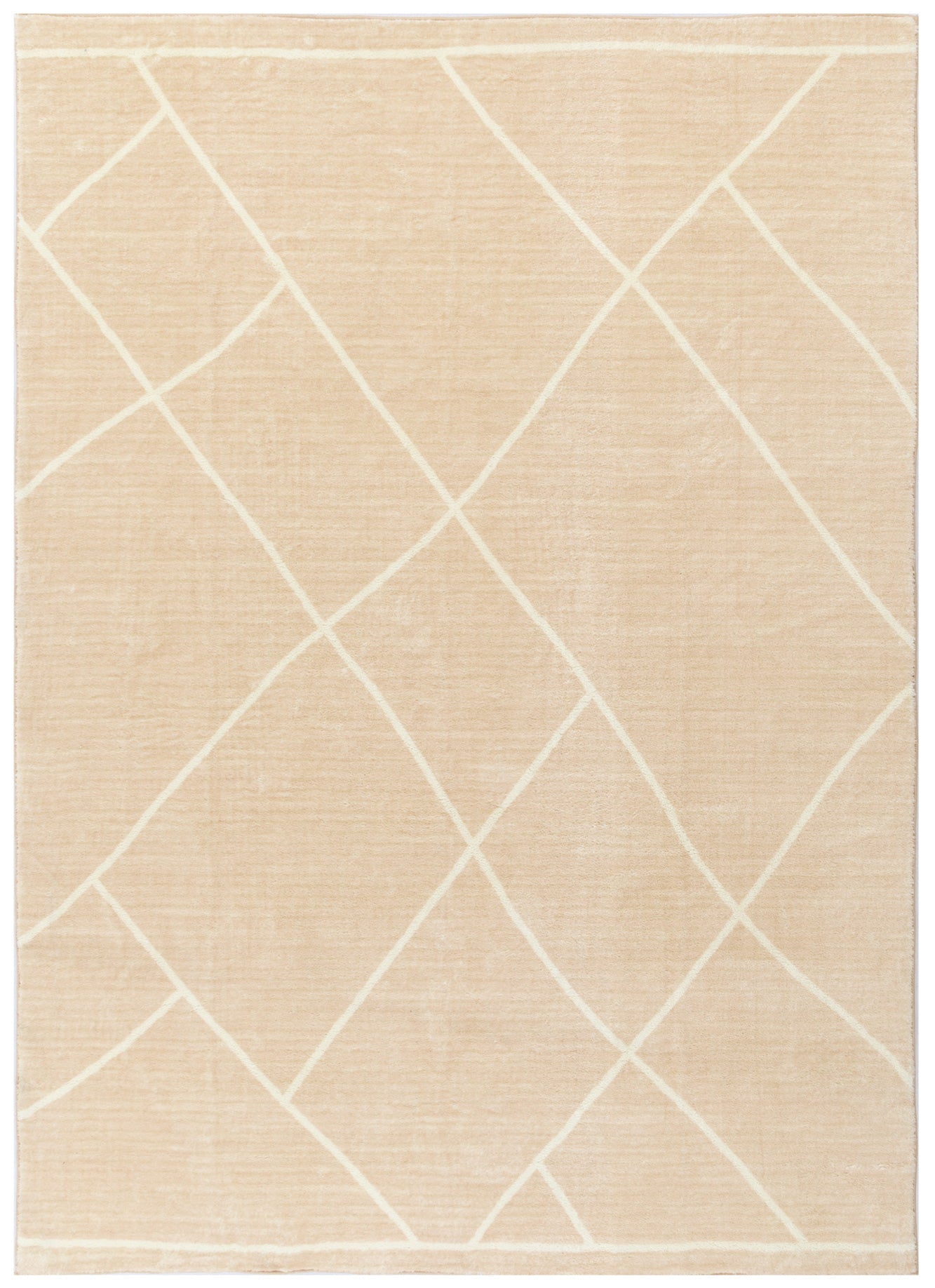 Cloud Diamonds Beige - Floorsome - Rug - FAIR12005 - Rug