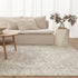 Cloud Distressed Medallion Cream Beige Washable Rug - Floorsome - Rug - FAIR16008 - Rug