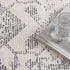 Cloud Distressed Medallion Cream Blue Washable Rug - Floorsome - Rug - FAIR16011 - Rug