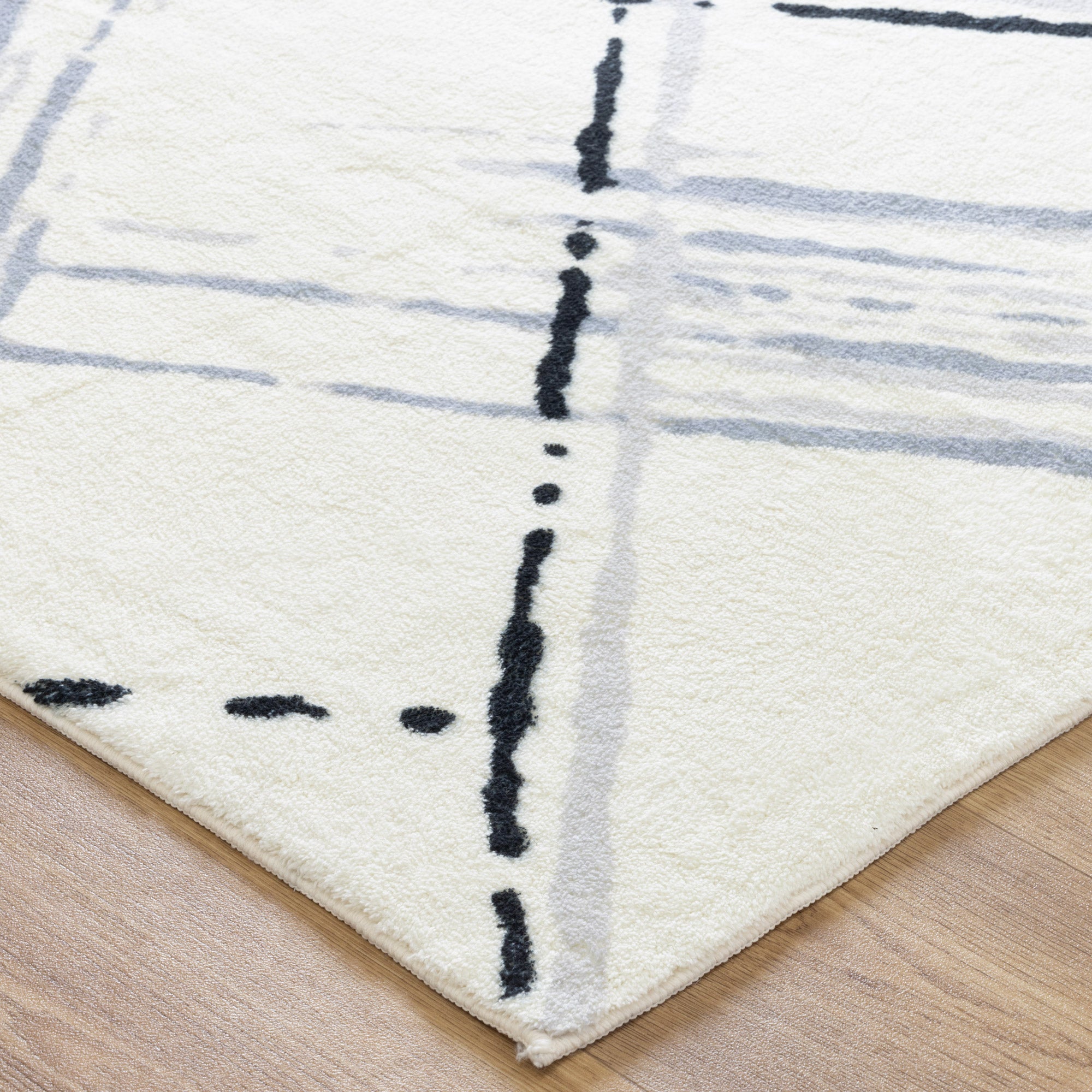 Cloud Geo Cream Blue - Floorsome - Rug - FAIR12004 - Rug