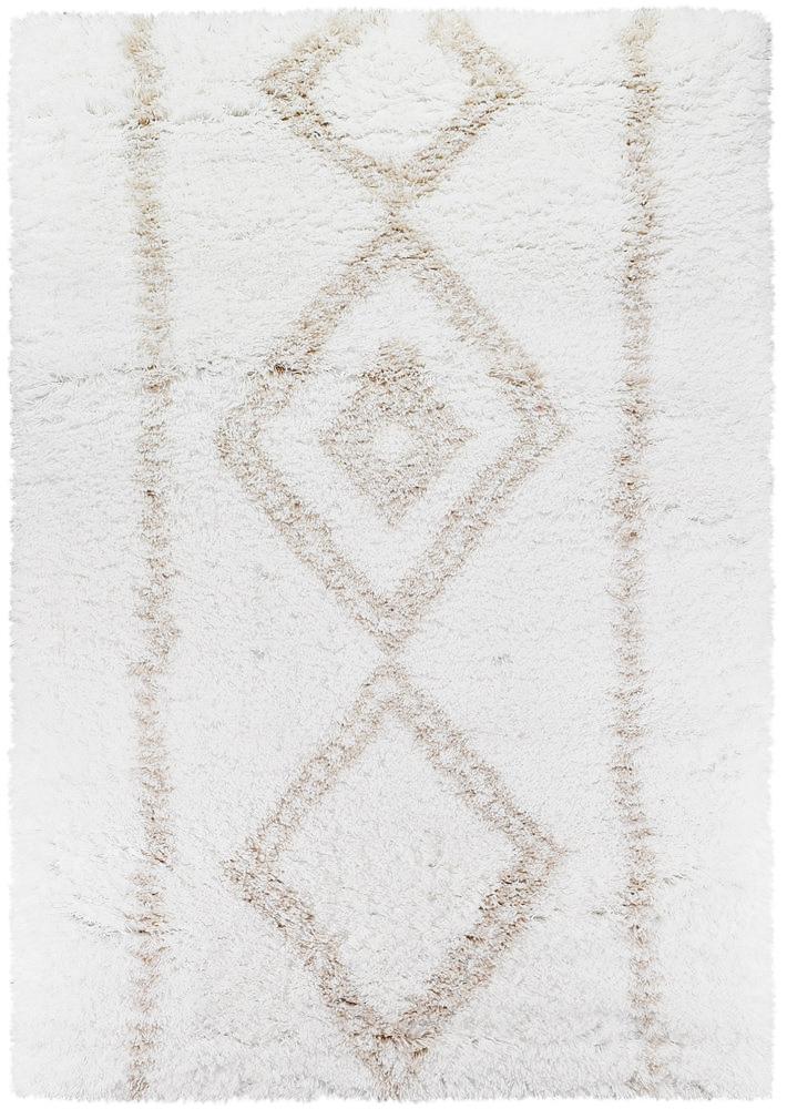 Cobi Shaggy Beige White Rug 8745A - Floorsome - Shaggy - MASCOT - 8745A - BEIGE - WHITE - 80X150 - Shaggy