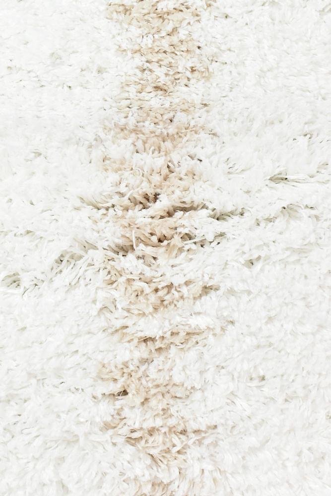 Cobi Shaggy Beige White Rug 8745A - Floorsome - Shaggy - MASCOT - 8745A - BEIGE - WHITE - 80X150 - Shaggy