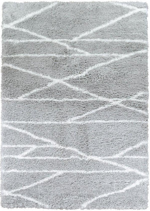 Cobi Shaggy Light Grey Rug 8741A - Floorsome - SHAGGY
