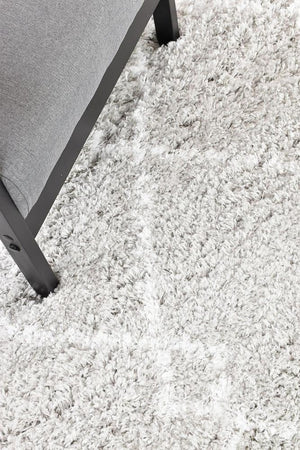 Cobi Shaggy Light Grey Rug 8744A - Floorsome - SHAGGY