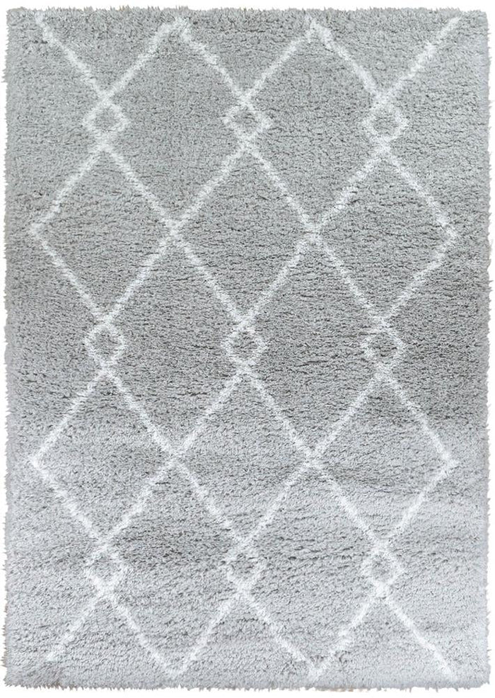 Cobi Shaggy Light Grey Rug 8744A