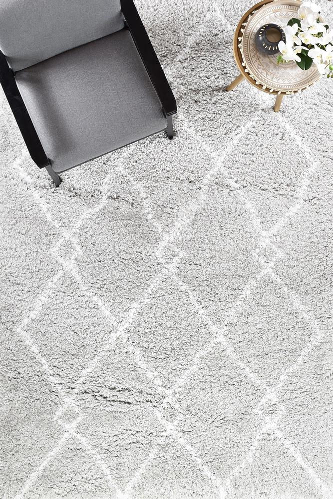 Cobi Shaggy Light Grey Rug 8744A - Floorsome - SHAGGY - MASCOT - 8744A - L.GREY - L.GREY - 80X150 - SHAGGY