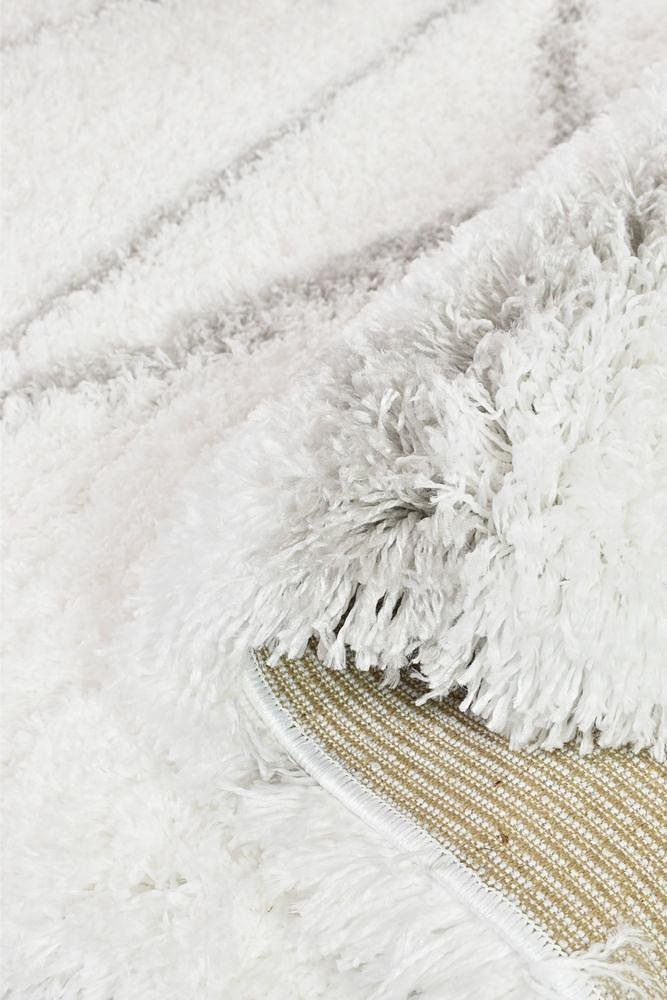 Cobi Shaggy White Rug 8741A - Floorsome - Shag - MASCOT - 8741A - WHITE - WHITE - 80X150 - Shag