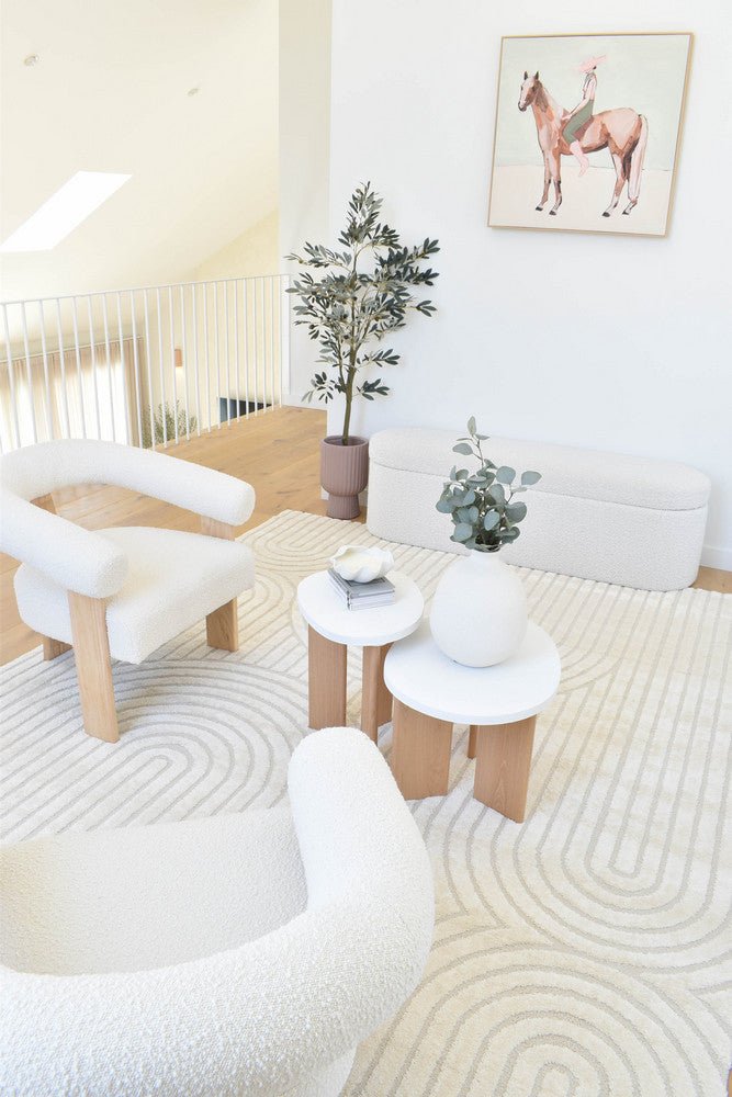 Coco 02 Antique White - Floorsome - MODERN - COCO-02-ANTIQUE-80X150 - MODERN