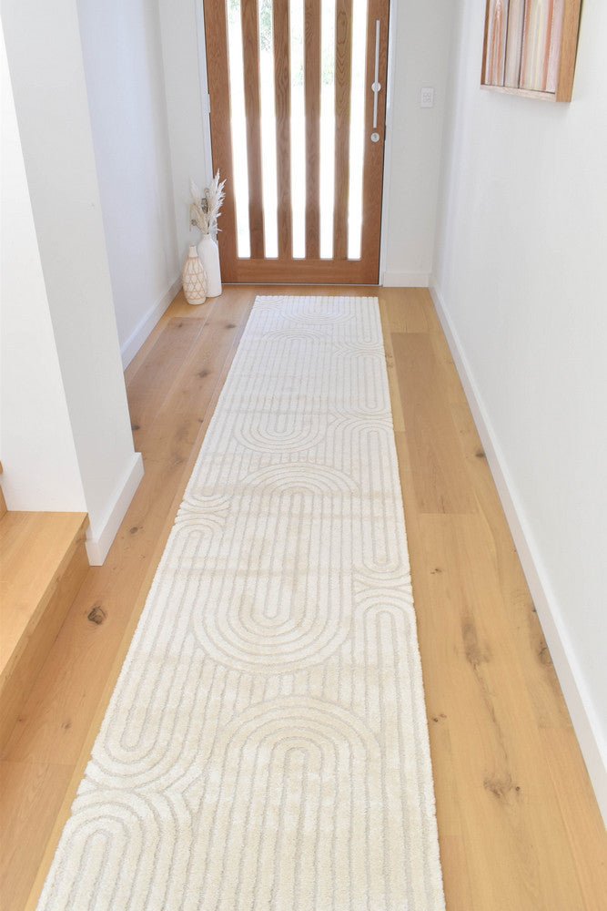 Coco 02 Antique White Runner - Floorsome - MODERN - COCO-02-ANTIQUE-80X400 - MODERN