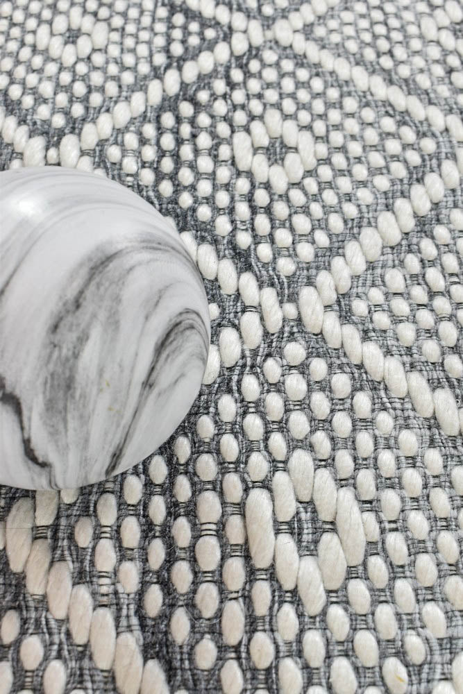 Collins Soapstone Wool Rug - Floorsome - FLATWEAVE - TASCO - WHITE - 160X230 - FLATWEAVE