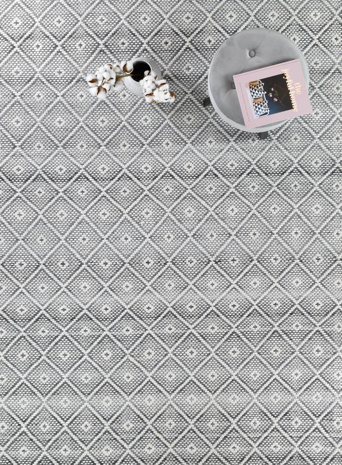 Collins Soapstone Wool Rug - Floorsome - FLATWEAVE - TASCO - WHITE - 160X230 - FLATWEAVE