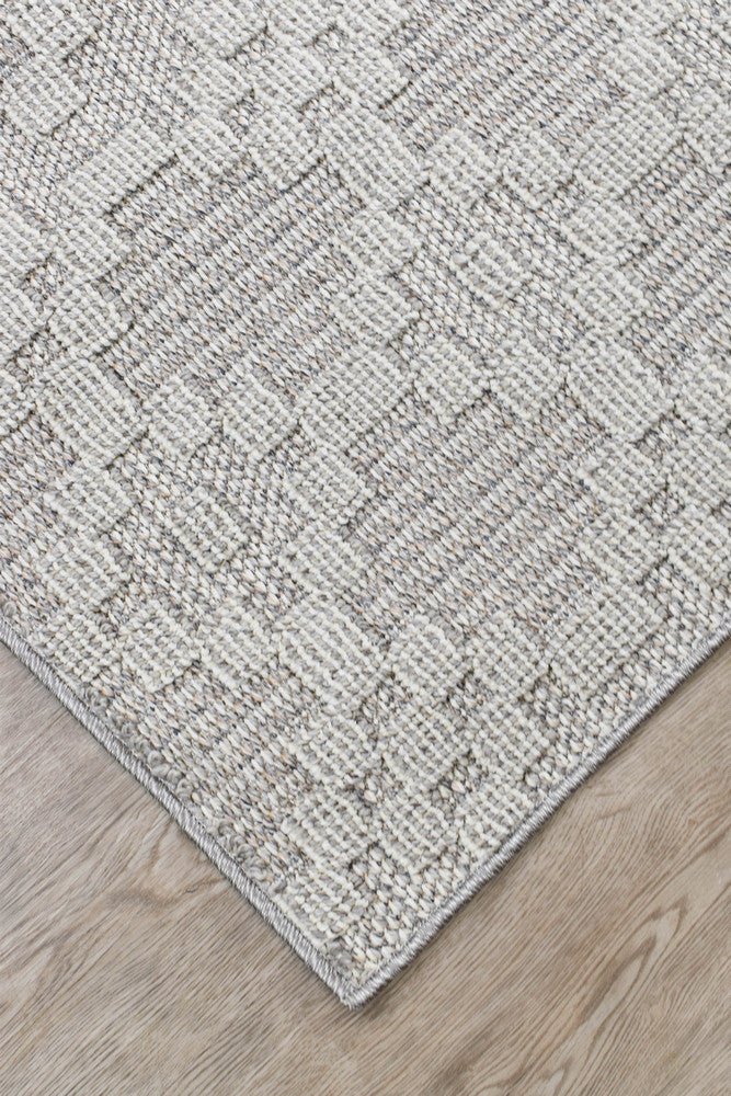 Colorado Diamonds Light Grey - Floorsome - INDOOR/OUTDOOR - BERLIN - 0C837B - LGREY - 80X150 - INDOOR/OUTDOOR