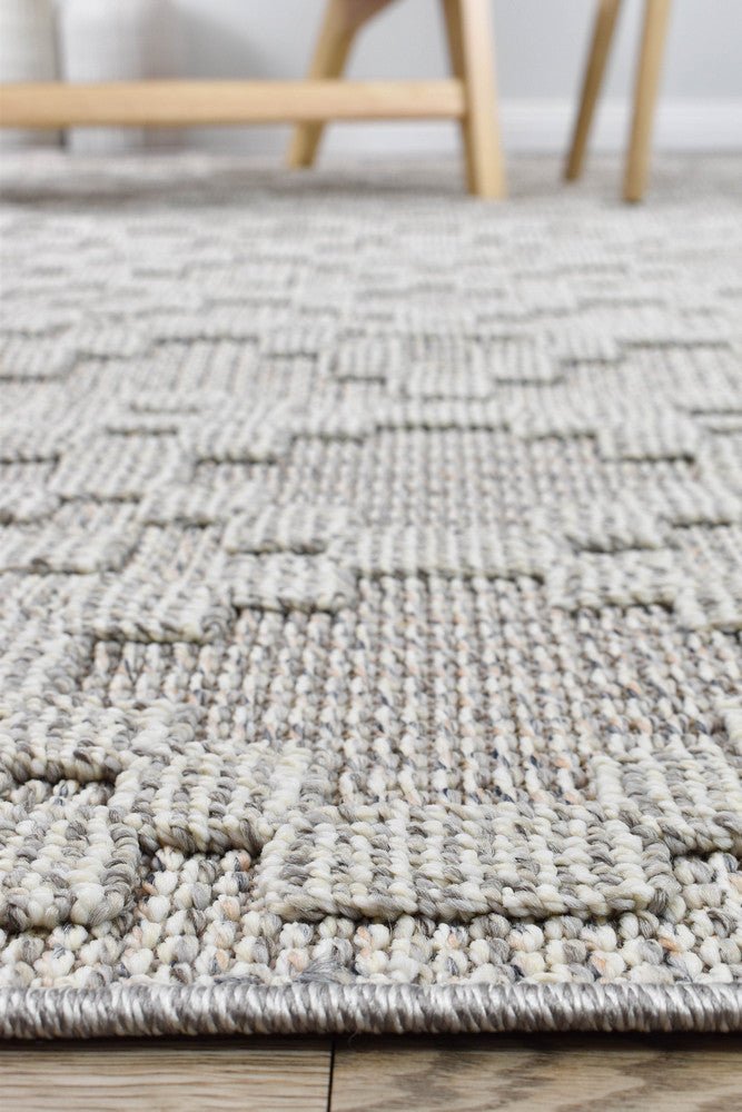 Colorado Diamonds Light Grey - Floorsome - INDOOR/OUTDOOR - BERLIN - 0C837B - LGREY - 80X150 - INDOOR/OUTDOOR