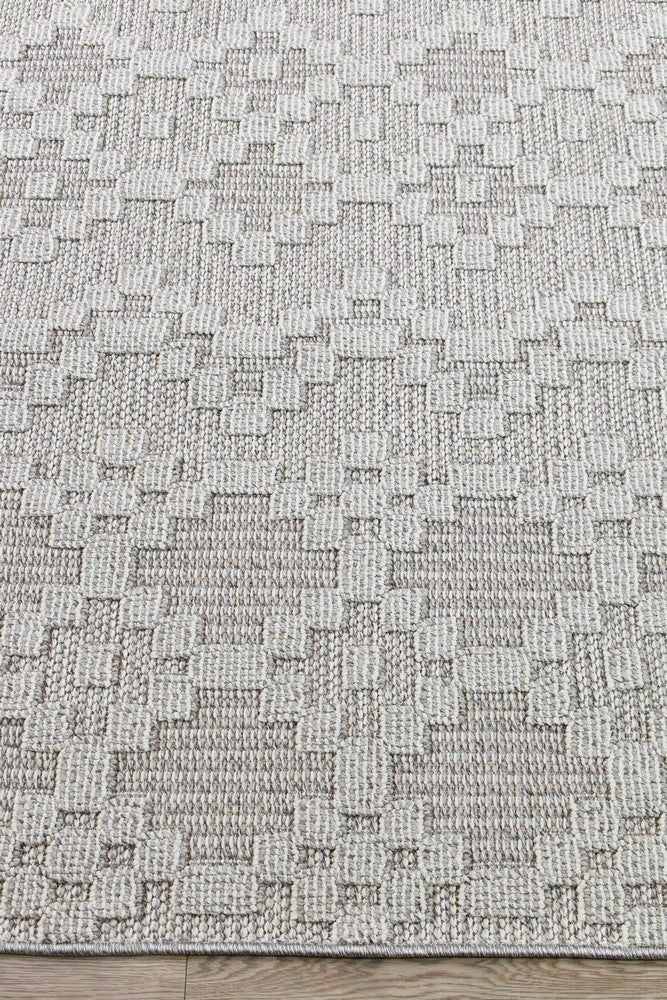 Colorado Diamonds Light Grey - Floorsome - INDOOR/OUTDOOR - BERLIN - 0C837B - LGREY - 80X150 - INDOOR/OUTDOOR