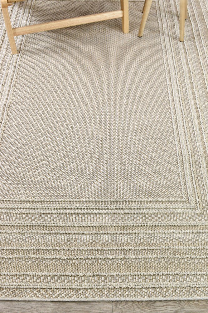 Colorado Lines Beige - Floorsome - INDOOR/OUTDOOR - BERLIN - 0D112A - BEIGE - 80X150 - INDOOR/OUTDOOR