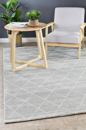 Concerto Silver Rug - Floorsome - MODERN