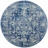Contrast Navy Transitional Round Rug - Floorsome - Modern - EVO - 253 - NAVY - 150X150 - Modern