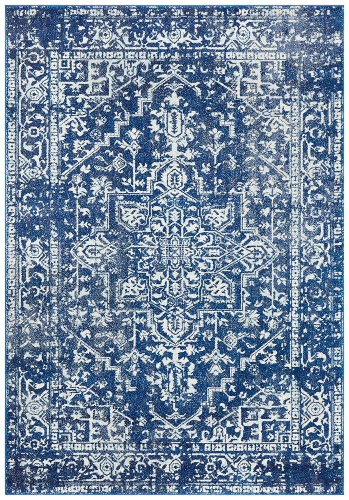 Contrast Navy Transitional Rug - Floorsome - Modern - EVO - 253 - NAVY - 230X160 - Modern
