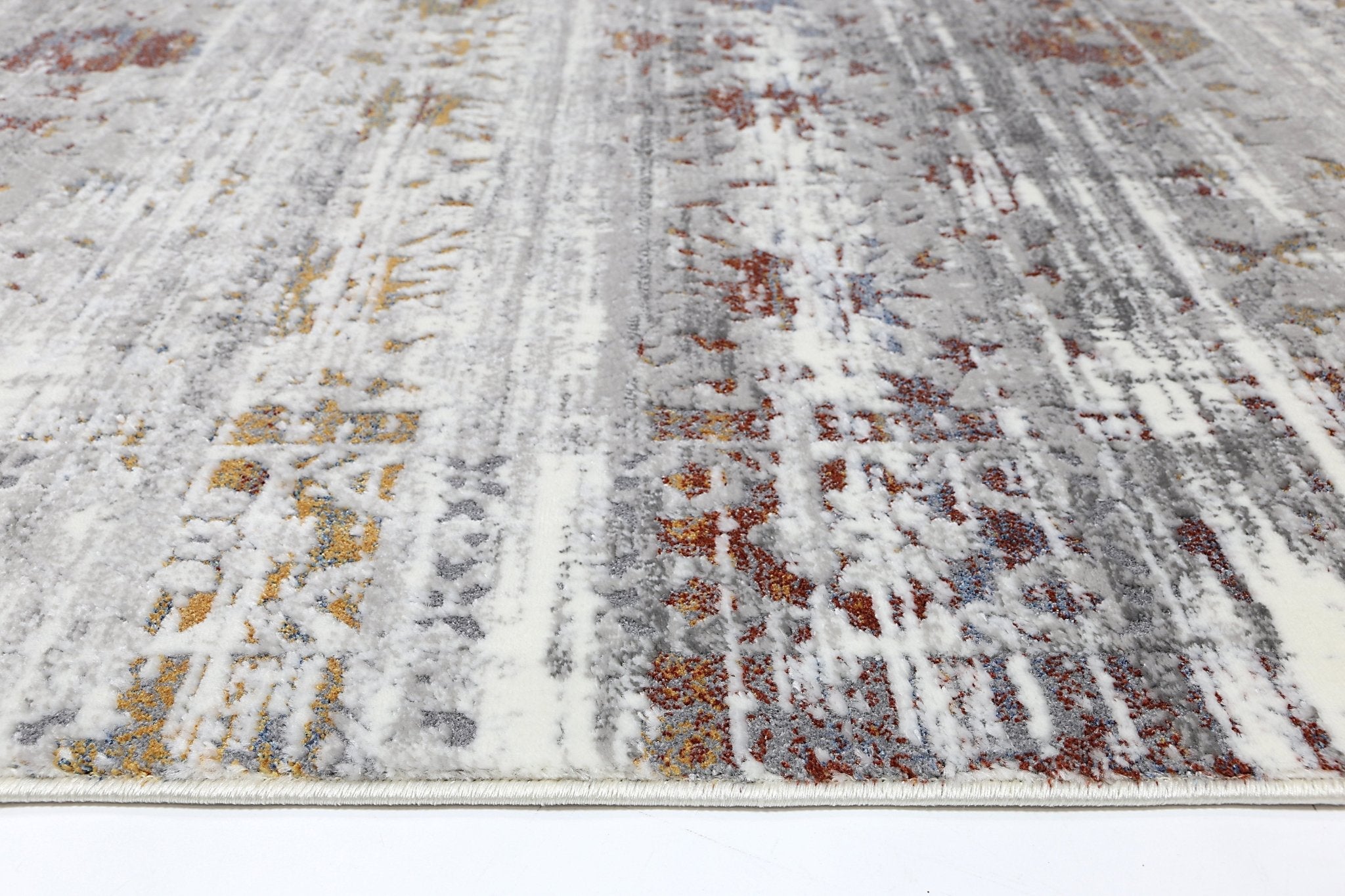 Cordelia Classic Grey Multi Rug - Floorsome - Rug - BOHE16002GMUL - Rug