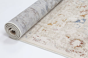 Cordelia Classic Vintage Beige Multi Rug - Floorsome - Rug