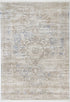Cordelia Medalion Beige Blue Rug - Floorsome - Rug - BOHE16006BBLU - Rug
