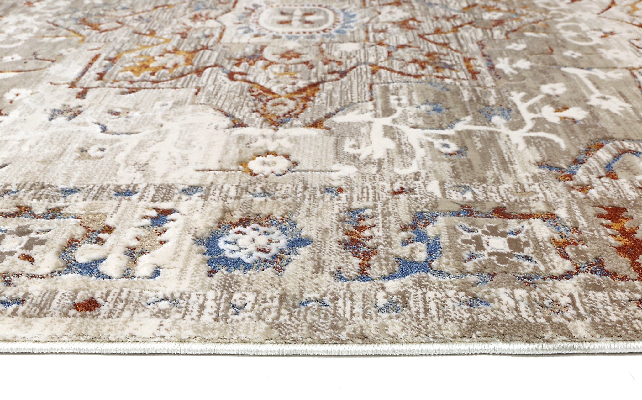 Cordelia Medalion Beige Multi Rug - Floorsome - Rug - BOHE16005BMUL - Rug