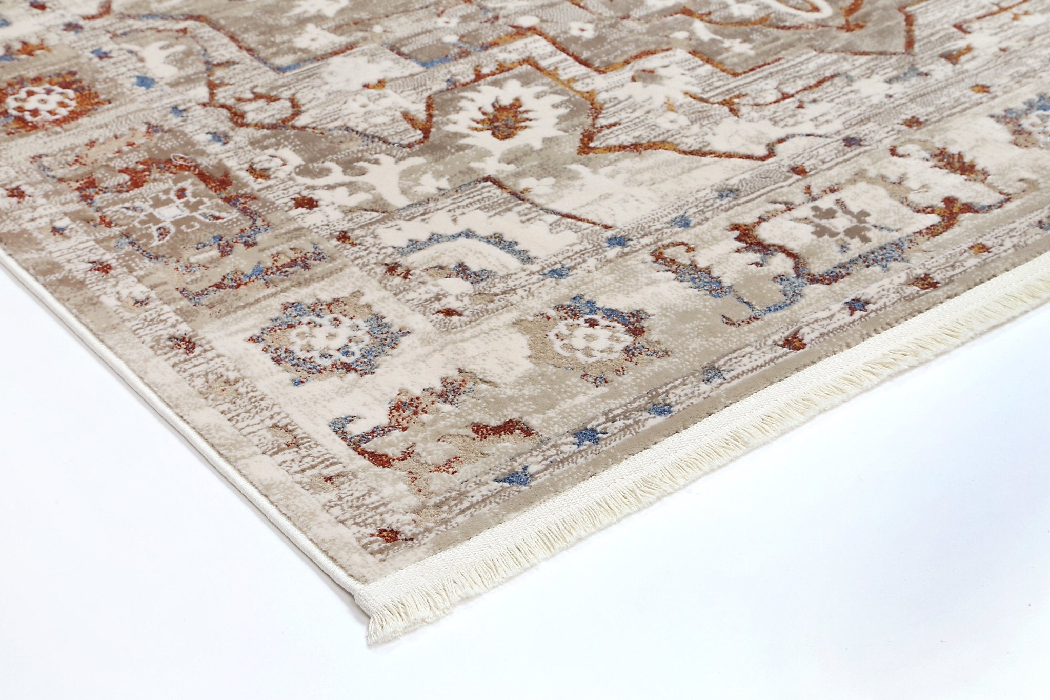 Cordelia Medalion Beige Multi Rug - Floorsome - Rug - BOHE16005BMUL - Rug