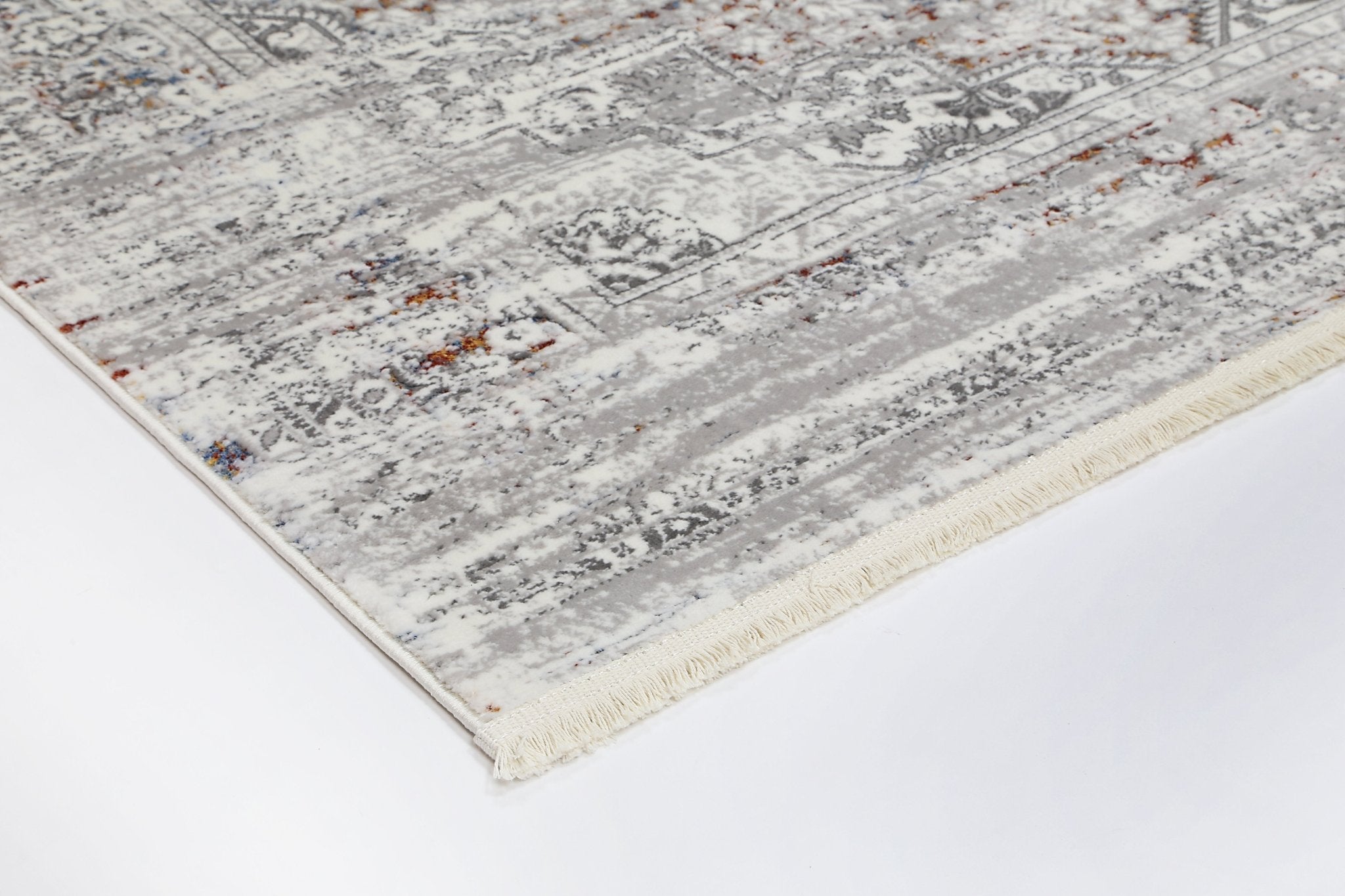 Cordelia Medalion Grey Multi Rug - Floorsome - Rug - BOHE16006GMUL - Rug