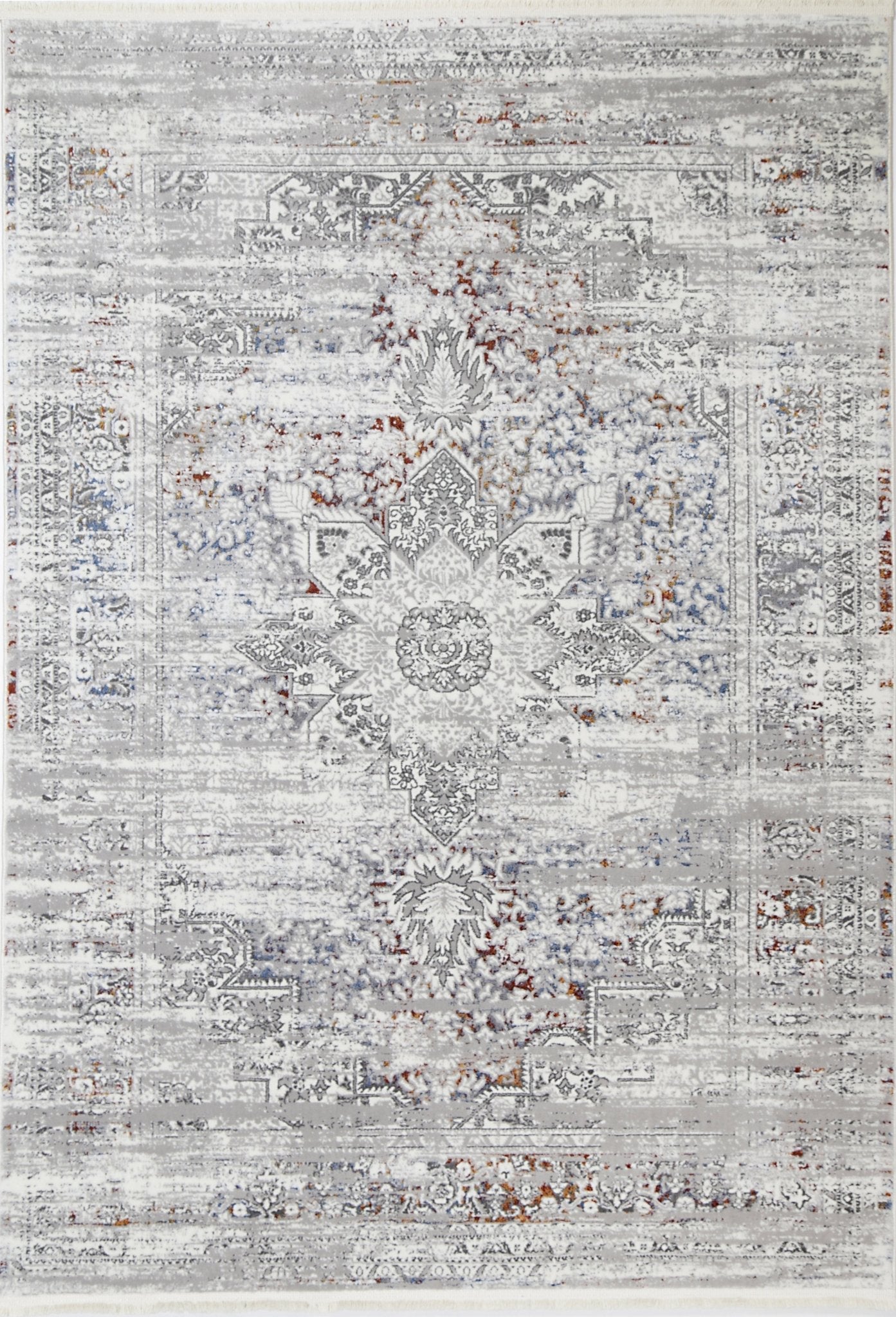Cordelia Medalion Grey Multi Rug - Floorsome - Rug - BOHE16006GMUL - Rug