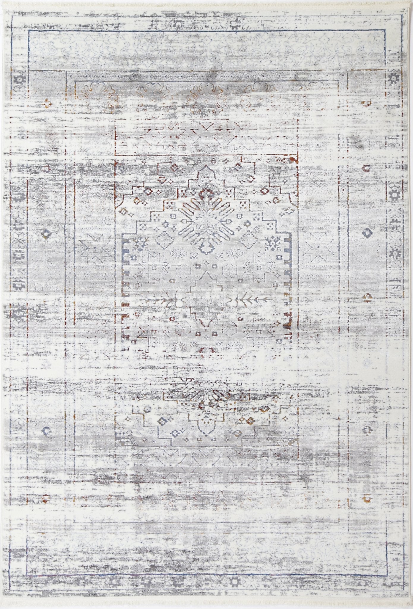 Cordelia Traditional Grey Multi Rug - Floorsome - Rug - BOHE16004GMUL - Rug