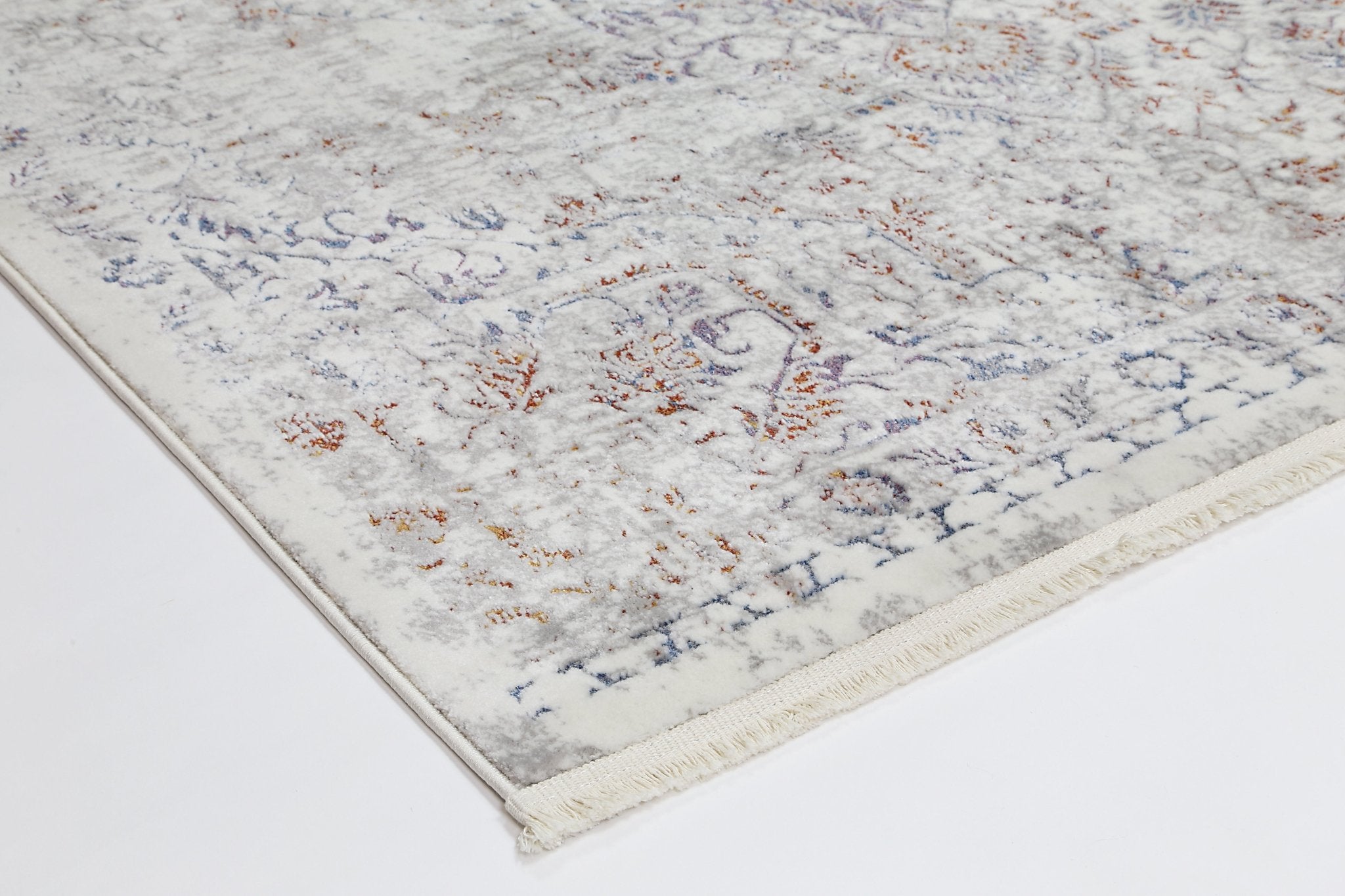 Cordelia Vintage Grey Multi Rug - Floorsome - Rug - BOHE16007GMUL - Rug