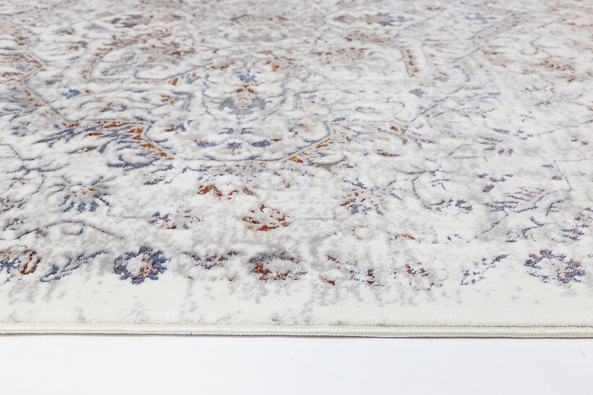 Cordelia Vintage Grey Multi Rug - Floorsome - Rug - BOHE16007GMUL - Rug
