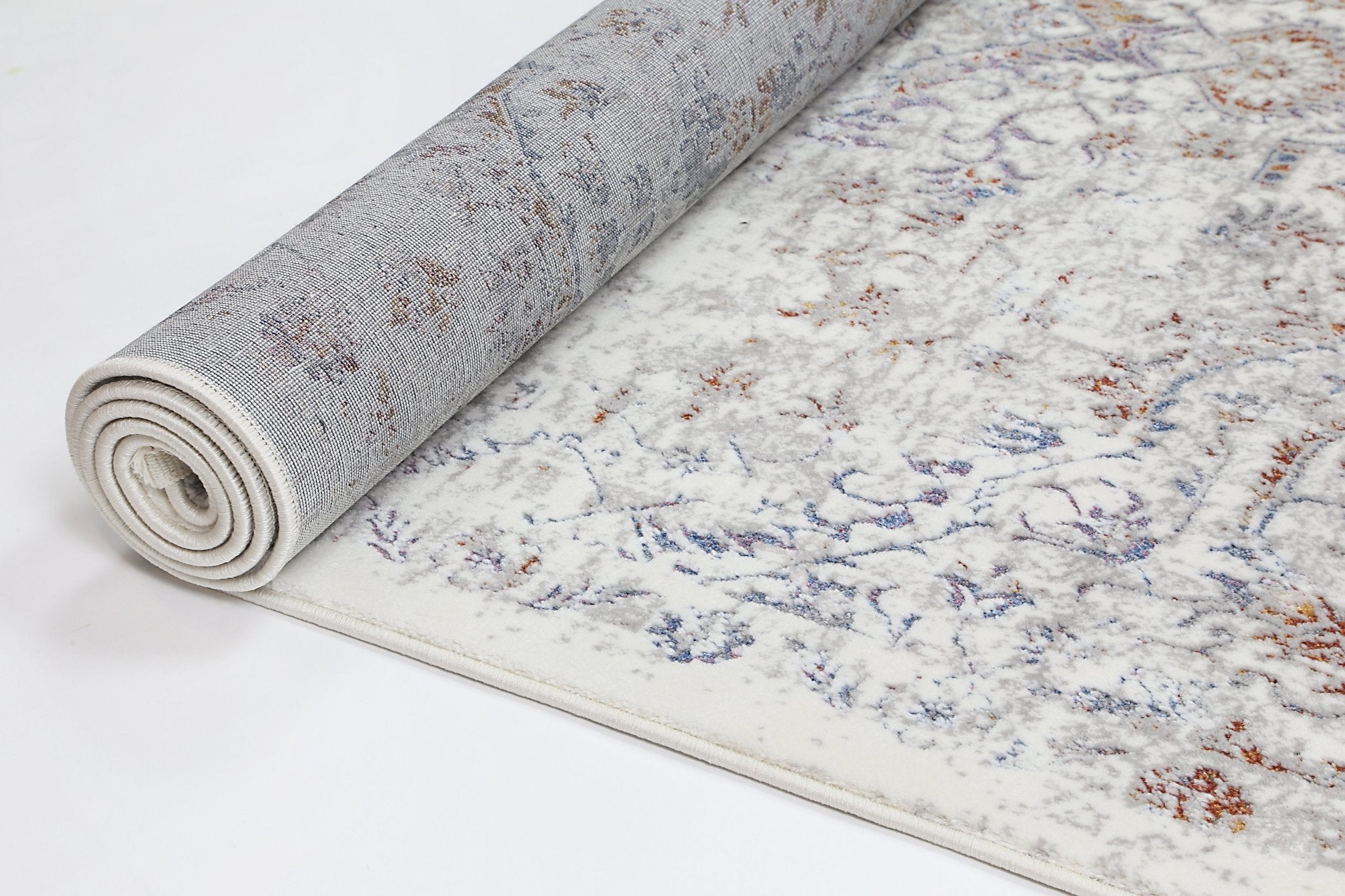 Cordelia Vintage Grey Multi Rug - Floorsome - Rug - BOHE16007GMUL - Rug